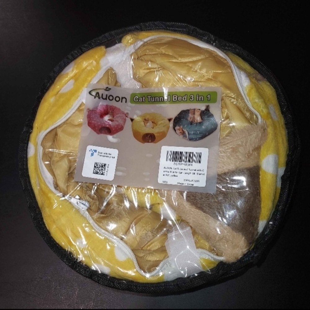 Yellow Cat Tunnel Bed 3 in 1